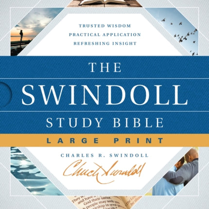 The Swindoll Study Bible NLT, Large Print