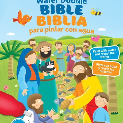 Water Doodle Bible / Biblia Para Pintar Con Agua (Bilingual / Bilingüe)