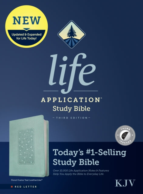 KJV Life Application Study Bible, Third Edition, Floral