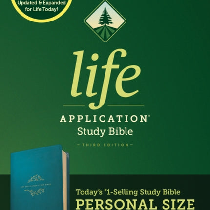 NLT Life Application Study Bible, Personal Size, Teal