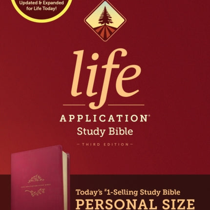 NIV Life Application Study Bible, Third Edition, Personal Size (Leatherlike, Berry)