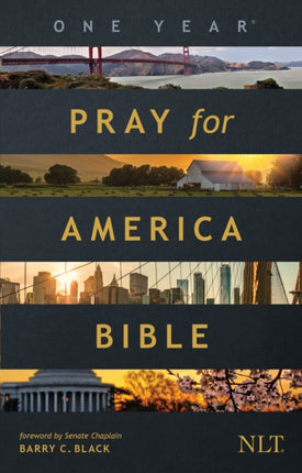 One Year Pray for America Bible NLT (Softcover), The