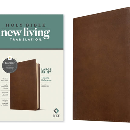 NLT Large Print Thinline Reference Bible, Filament Edition