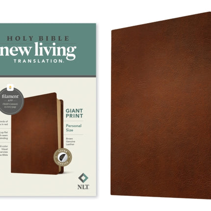 NLT Personal Size Giant Print Bible Filament