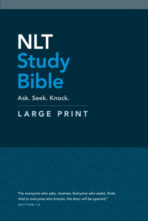 NLT Study Bible Large Print Red Letter Hardcover