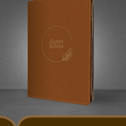 Santa Biblia RVR60, Edicion ziper con referencias, letra gra