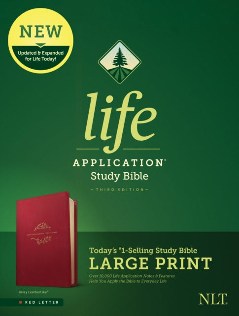 NLT Life Application Study Bible, Third Edition, Large Print