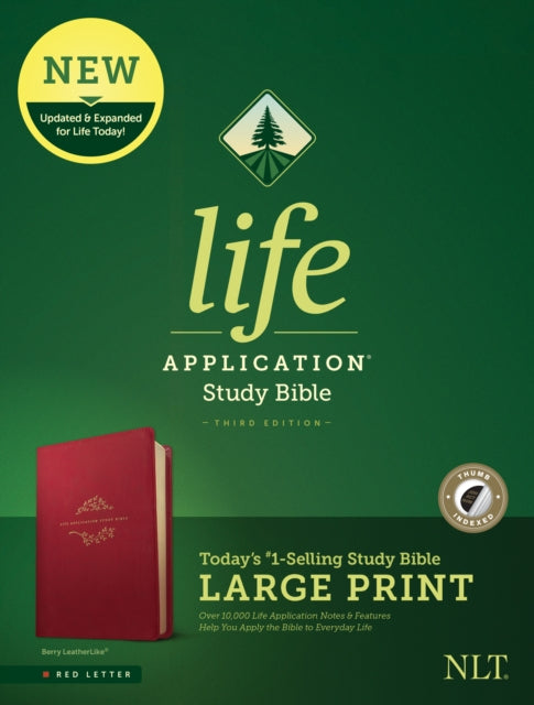 NLT Life Application Study Bible, Third Edition, Large Print