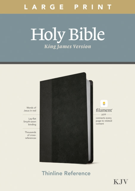 KJV Large Print Thinline Reference Bible, Filament Edition