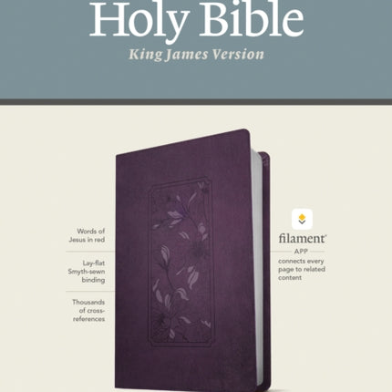 KJV Large Print Thinline Reference Bible, Filament Edition