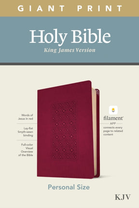 KJV Personal Size Giant Print Bible Filament