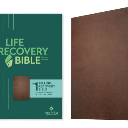 NLT Life Recovery Bible, Second Edition, Rustic Brown