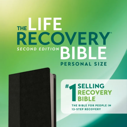 NLT Life Recovery Bible, Second Edition Personal Size, Black