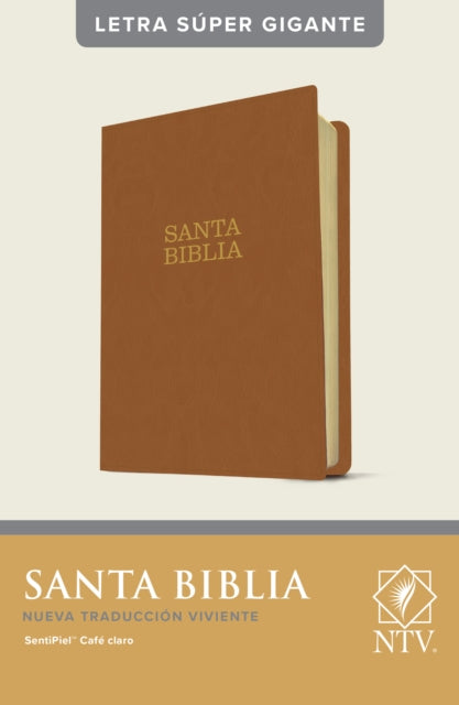 Santa Biblia NTV, Letra Súper Gigante, Letra Roja, SentiPiel