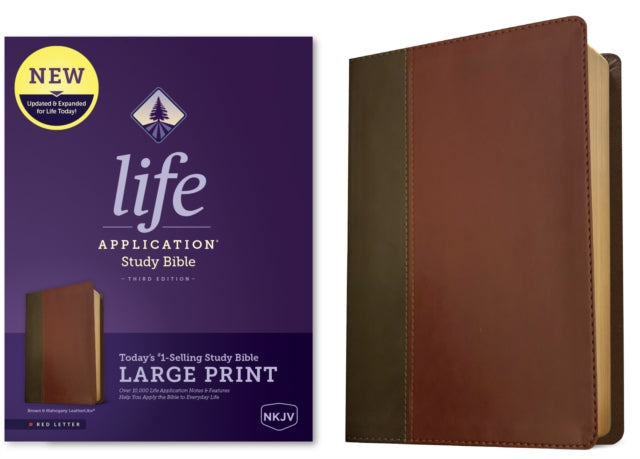 NKJV Life Application Study Bible Third Edition, Large Print