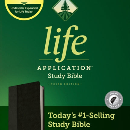 NLT Life Application Study Bible, Third Edition, Black