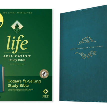 NLT Life Application Study Bible, Third Edition, Teal Blue