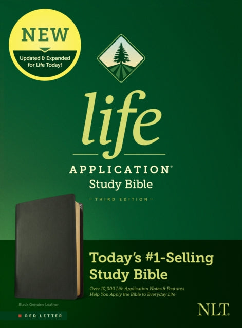 NLT Life Application Study Bible, Third Edition, Black