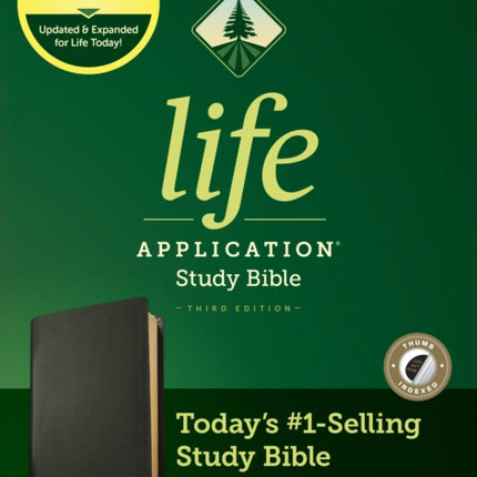 NLT Life Application Study Bible, Third Edition, Black