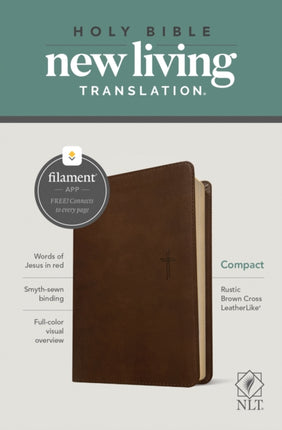 NLT Compact Bible Filament Enabled Leatherlike