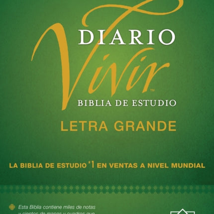 Biblia de estudio del diario vivir NTV, letra grande