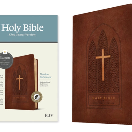 KJV Thinline Reference Bible, Filament Edition, Brown