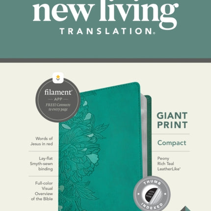 NLT Compact Giant Print Bible, Filament Enabled Edition