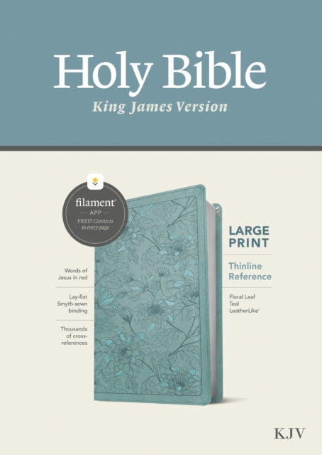 KJV Large Print Thinline Reference Bible, Filament Enabled