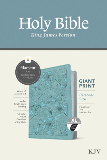 KJV Personal Size Giant Print Bible, Filament Enabled