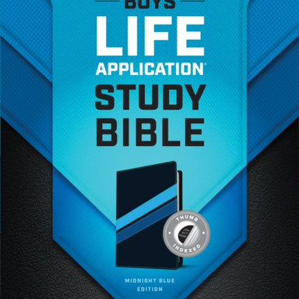 NLT Boys Life Application Study Bible, Midnight Blue, Index