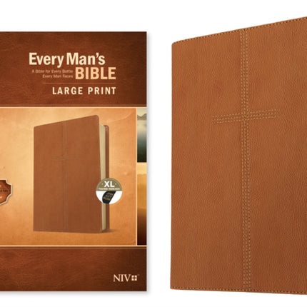 NIV Every Man's Bible, Large Print, Cross Saddle Tan, Index