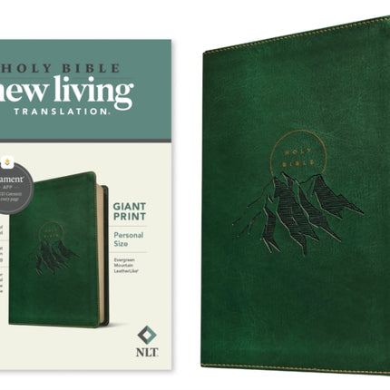 NLT Personal Size Giant Print Bible, Filament Edition