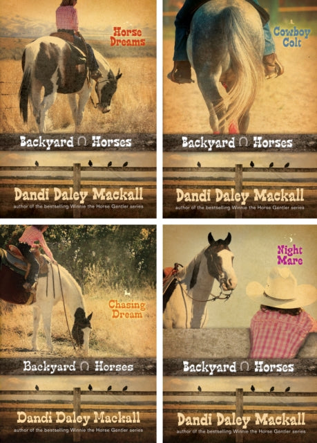 Backyard Horses 4Pack Horse Dreams  Cowboy Colt  Chasing