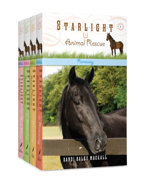 Starlight Animal Rescue 4Pack Runaway  Mad Dog  Wild Cat  Dark Horse