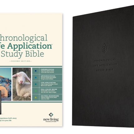 NLT Chronological Life Application Study Bible, Ebony