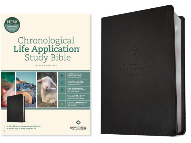 NLT Chronological Life Application Study Bible, Ebony