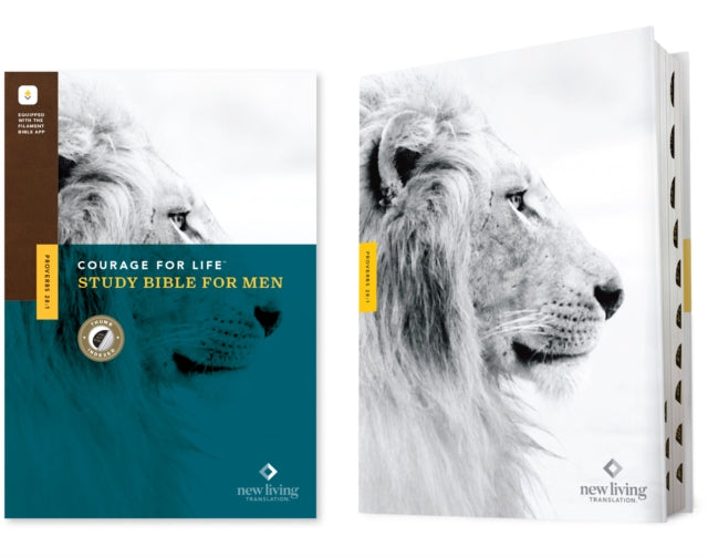 NLT Courage for Life Study Bible for Men, Filament Edition