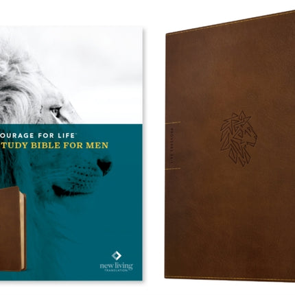 NLT Courage for Life Study Bible for Men, Filament Edition