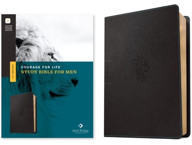 NLT Courage for Life Study Bible for Men, Filament Edition