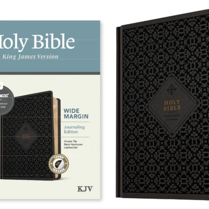 KJV Wide Margin Bible, Filament Enabled Edition, Black Tile