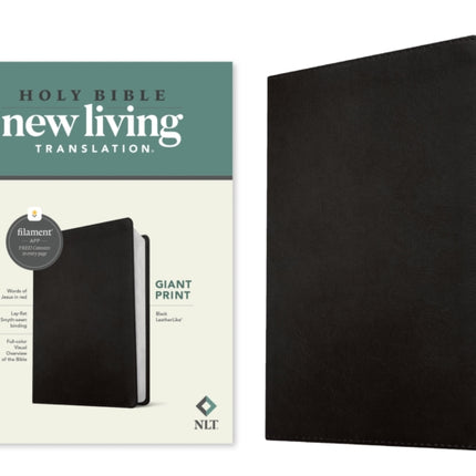 NLT Giant Print Bible Filament Edition Black