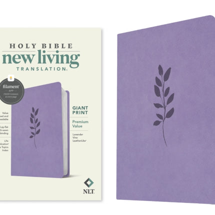 NLT Giant Print Premium Value Bible FilamentEnabled