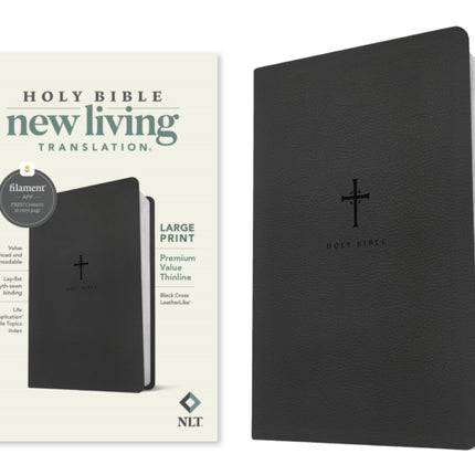 NLT Large Print Premium Value Thinline Bible