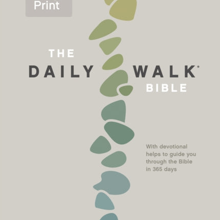 The Daily Walk Bible Large Print Nlt Filament Enabled Softcover