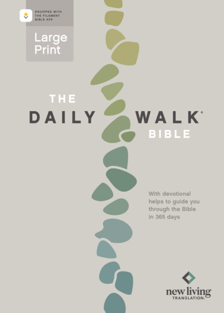 The Daily Walk Bible Large Print Nlt Filament Enabled Softcover