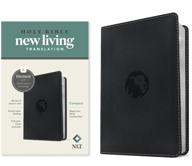 NLT Compact Bible Filament Enabled Leatherlike