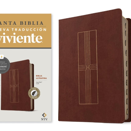 Biblia Ultrafina Ntv Con Filament Sentipiel Café Índice Letra Roja