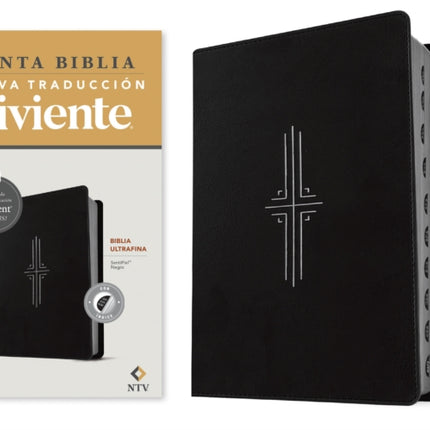 Biblia Ultrafina Ntv Con Filament Sentipiel Negro Índice Letra Roja