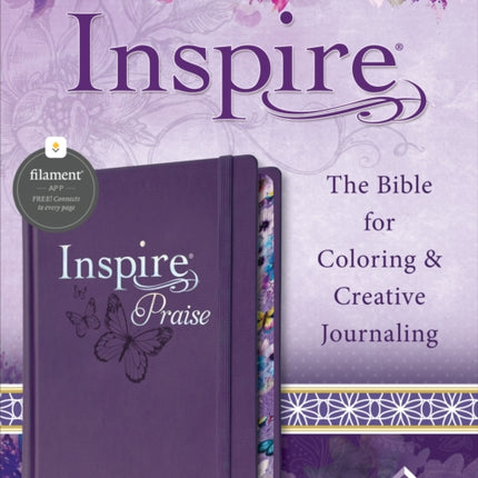 NLT Inspire Praise Bible, Filament Edition, Hardcover