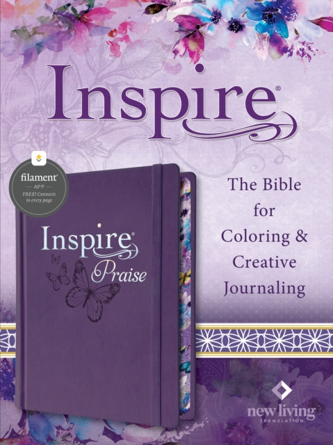 NLT Inspire Praise Bible, Filament Edition, Hardcover